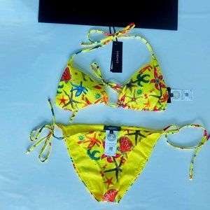 TRÉSOR DE LA MER PRINT BIKINI BOTTOM AND BOTTOM